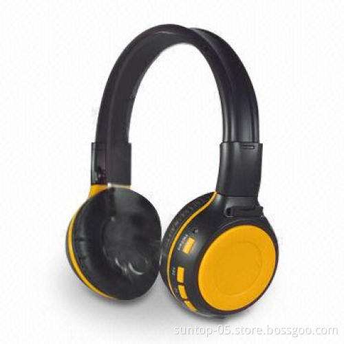 Active Noise-cancelling Headphones with 3.5mm Stereo Plug and 20Hz to 20kHz Frequency Response